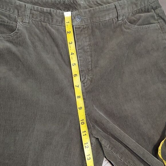 Appleseed's Dark Green Corduroy Pants Sz 14 - Picture 7 of 8